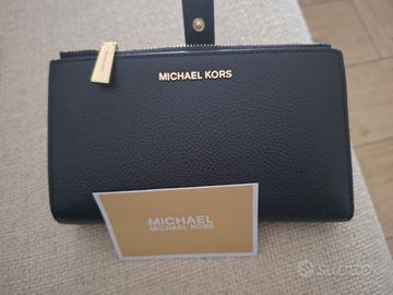 Portafoglio Michael Kors originale nero pelle