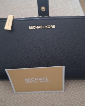 Portafoglio Michael Kors originale nero pelle
