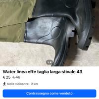 Stivali pesca LINEA EFFE