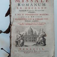 Libro antico_Missale Romanum, 1786