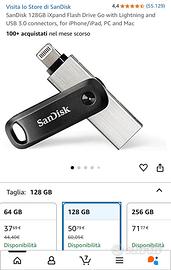 PENNA USB IPHONE Ix pand Flash Drive go NUOVA
