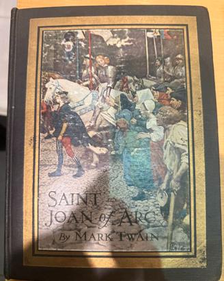 Libro raro. Mark Twain "St. Joan of Arc", 1919