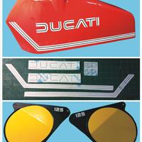 Adesivi compatibili con Ducati regolarità 125 1975