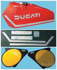 Adesivi compatibili con Ducati regolarità 125 1975