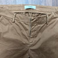 Pantalone cotone Sartoria Porfidia taglia 33 beige