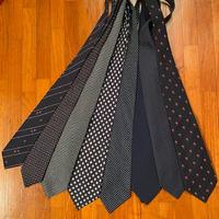 Stock 18 cravatte vintage in pura seta