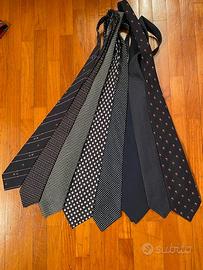 Stock 18 cravatte vintage in pura seta