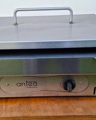 Piastra a gas METANO Antea Metalinox 50x40