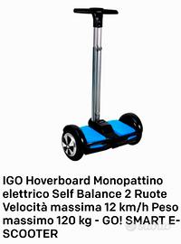 Go Smart hoveboard con manubrio 