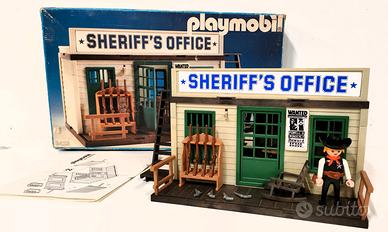 Lotto Playmobile Sheriff's Office Scatola e Carova