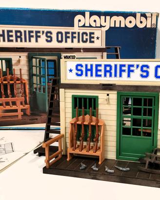 Lotto Playmobile Sheriff's Office Scatola e Carova