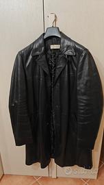 Cappotto lungo vera pelle Bata