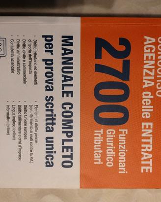 Manuale concorso agenzia delle entrate 