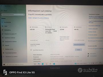 Laptop Toshiba 15.6" | Kit Completo: Borsa + Mouse