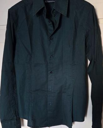Camicia uomo/ragazzo  colore verde bottiglia