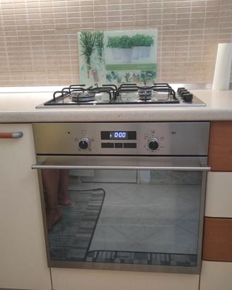 Piano cottura e forno a gas