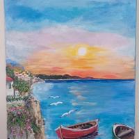 quadro "mare" 30 x 40 