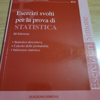 Esercizi svolti per la prova di statistica
