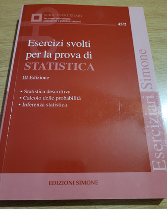 Esercizi svolti per la prova di statistica