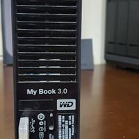 WD Book Hard Disk Esterno, 1 TB, USB 3.0, Nero