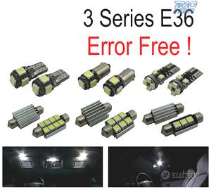 KIT 16 LAMPADE LED INTERNE BMW SERIE 3 E36 SEDAN C