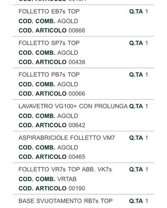 Folletto kit completo