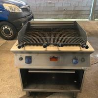 Griglia a pietra lavica per carne a gas