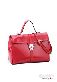 Borsa con zip e tracolla. in puliterano 100%, coll