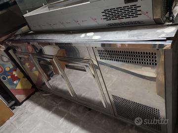 BASE RETROBANCO BAR DA 2 M REFRIGERATO CON LAVELLO