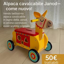 Alpaca cavalcabile Janod