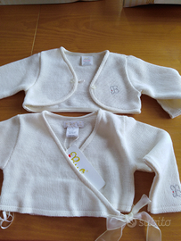 Giacchino maglietta scaldacuore Battesimo nuova