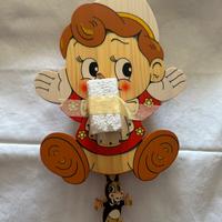 Orologio in legno da parete Bartolucci