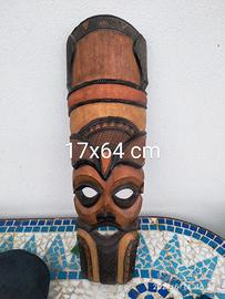 maschera africana in legno 