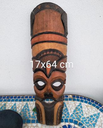 maschera africana in legno 