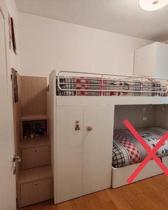 Cameretta ponte Nidi,rete sup. sgancio facile