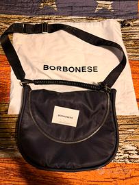 Borsa Tracolla BORBONESE con Manico Intrecciato
