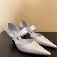 Scarpe bianche da sposa