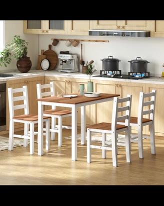 Tavolo e 4 sedie stile scandinavo