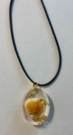 Collana artigianale con conchiglie fatta a mano