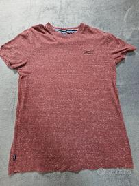 Maglietta Superdry M bordeaux originale