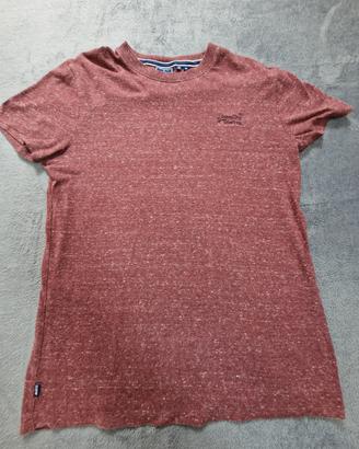 Maglietta Superdry M bordeaux originale