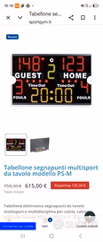 Tabellone Elettronico Multisport da tavolo