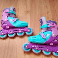 Pattini in linea taglia 26-29 regolabili Locavun