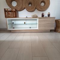 mobile porta TV effetto legno chiaro 