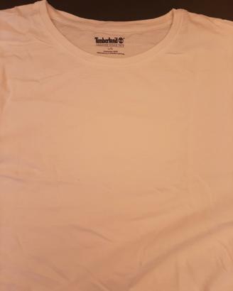 t shirt bianca maniche corte uomo tg l