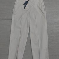 pantalone donna primavera estate tg 42 beige 