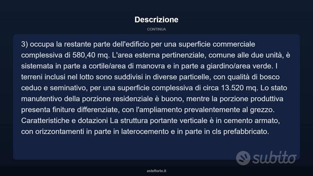 Immobile in asta di 148 m² a Asti - Altro