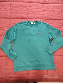 Felpa girocollo Levi's The Original HM Crew verde 
