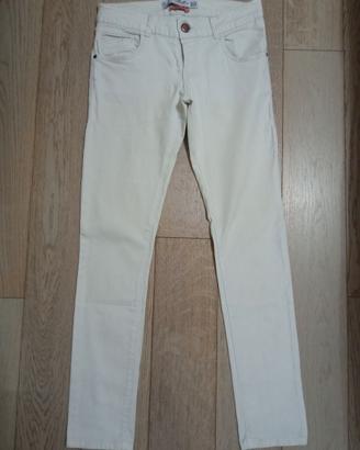 Pantaloni bianchi donna taglia 32 46