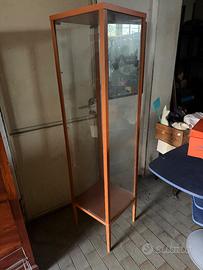 Vetrinetta + panca scarpiera in legno